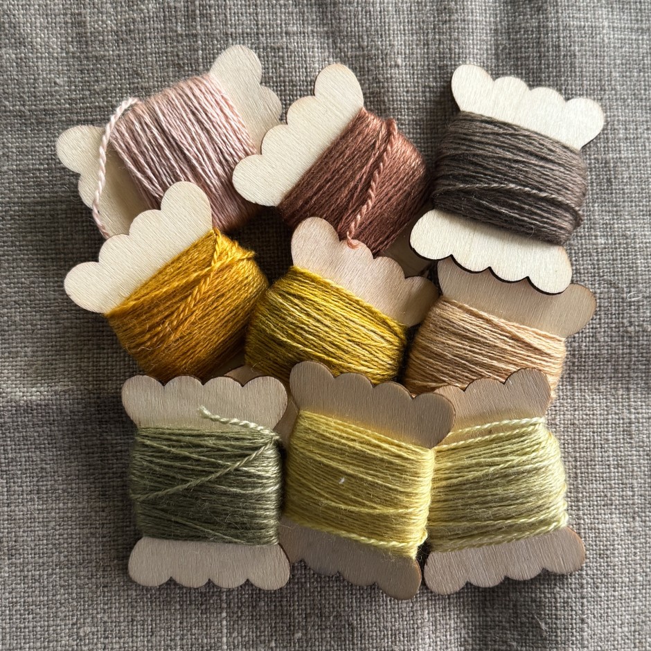 FROM SCRAPS TO STITCHES: Transform everyday kitchen waste into vibrant hand-dyed embroidery threads.