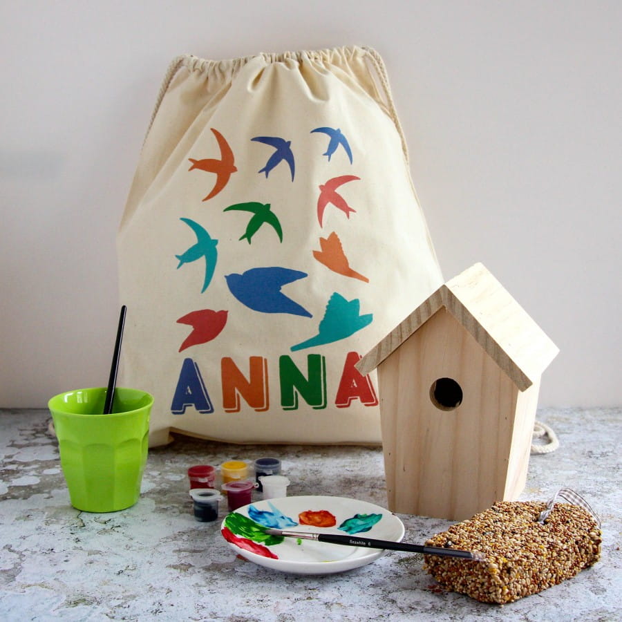 Paint Your Own Bird House Personalised Kit Snapdragon Life