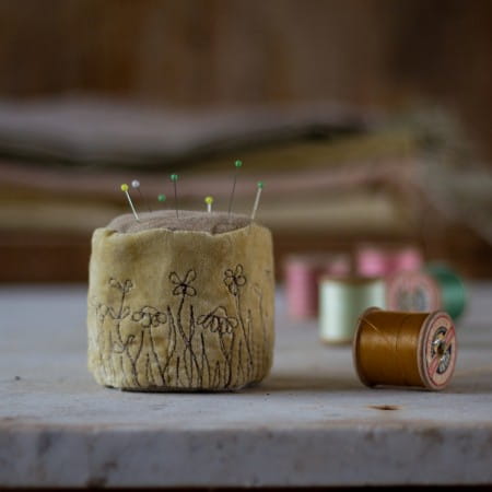 velvet pincushion