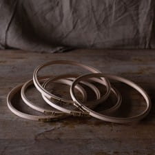 Wooden embroidery hoop -