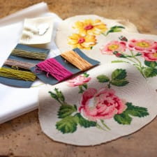 Applique mending supplies