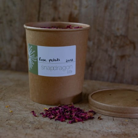 Box rose petals