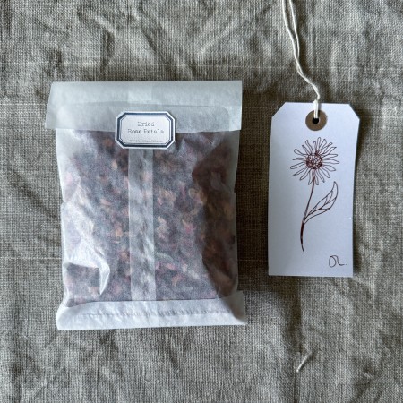 Organic Dried Rose Petals – Food Grade (Envelope Pack)
