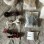 Felt bead making kit with vintage wool yarn, natural dye flowers and silk cord in glassine packaging