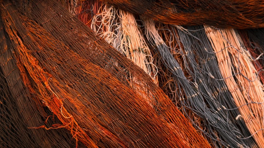 abandoned fishing nets in naples