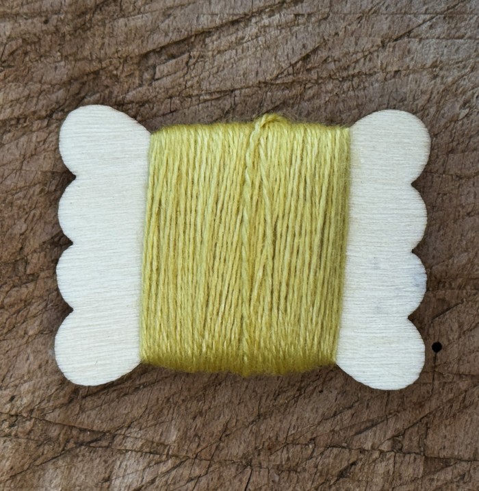hand dyed gorse embroidery thread for sale