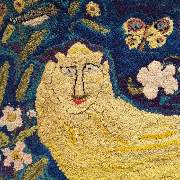 Lion rag rug by Winifred Nicholson unknown maker