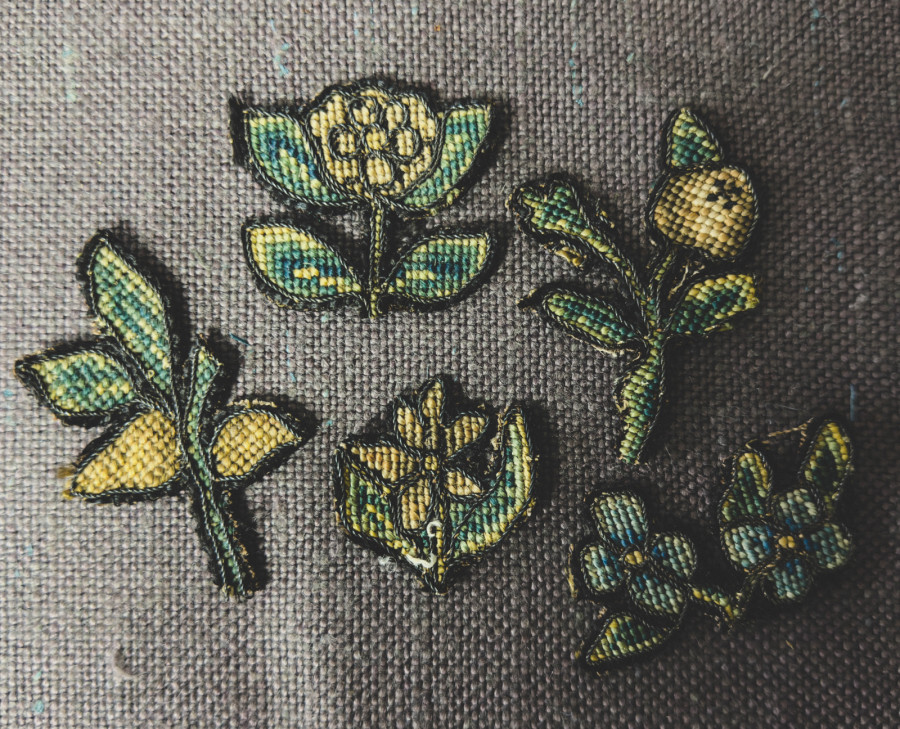 Elizabethan canvas work