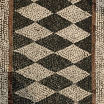 mosaic diamond floor
