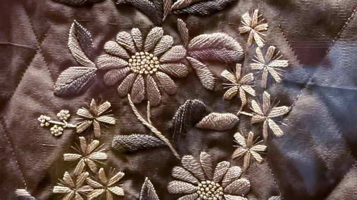 Japanese embroidered gown