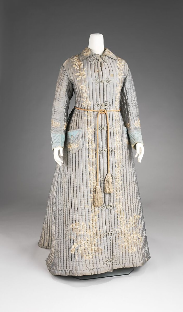 Japanese made dressing gown 1870s