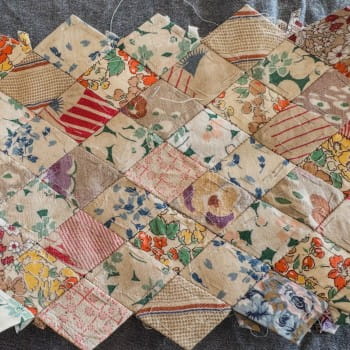 English pieced patchwork project