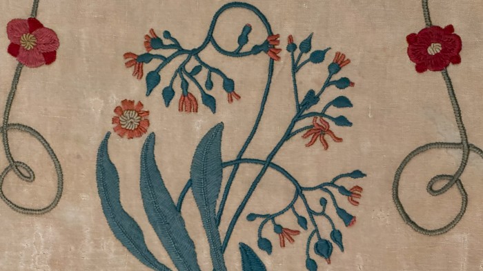 C19th embroidery scotland