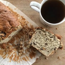 Sourdough banana bread saved us from the snow